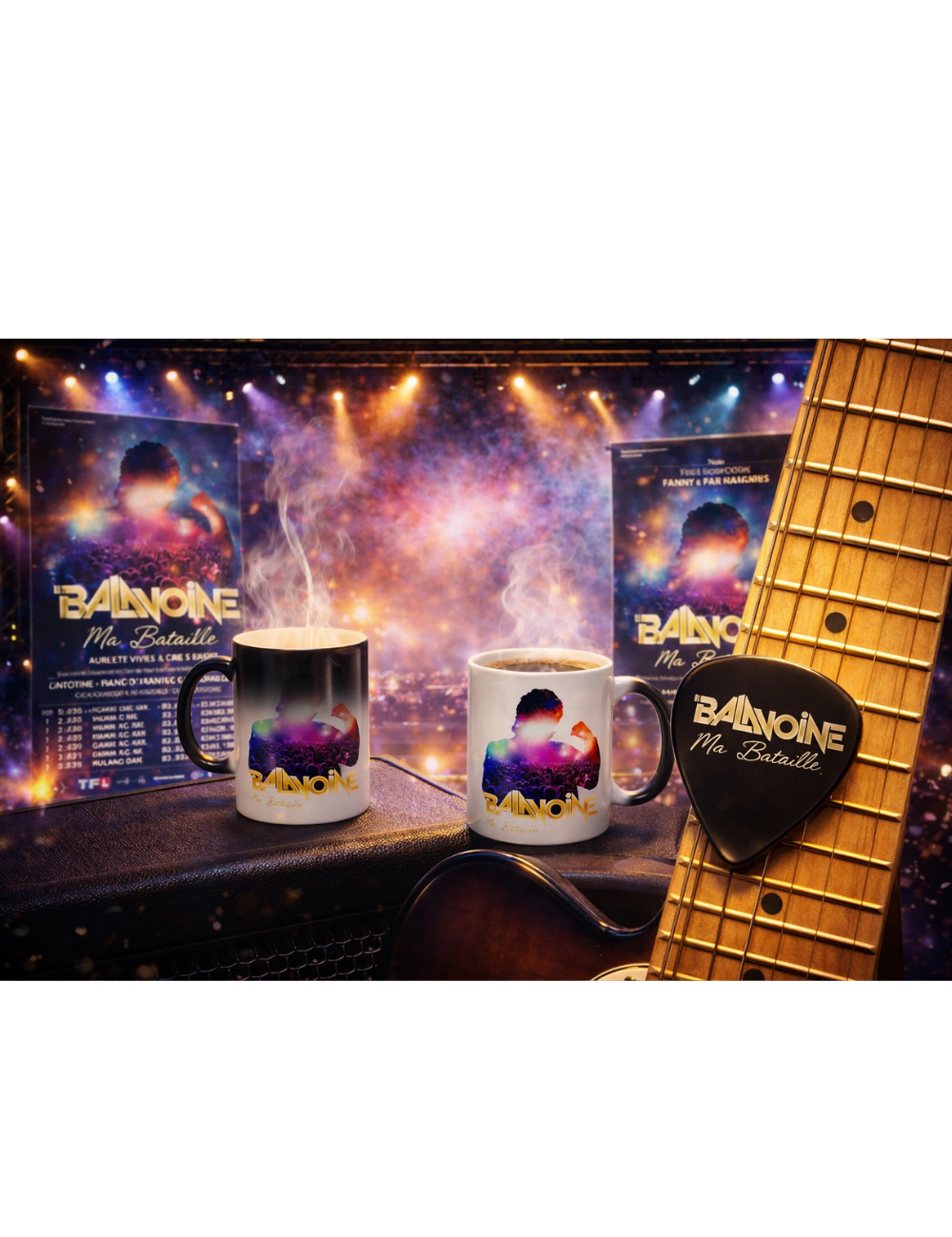 Mug + affiche + médiator